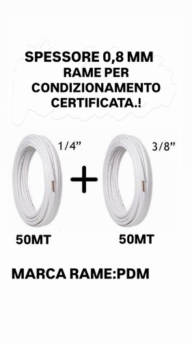 Rotolo tubo rame - rame, +