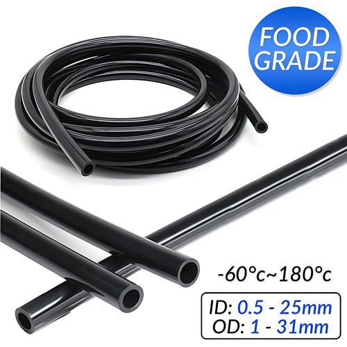 Tubo silicone nero per uso - nero,