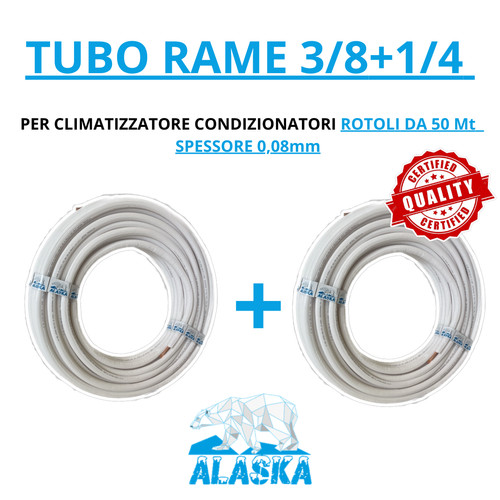 Rotolo tubo rame - rame, 50