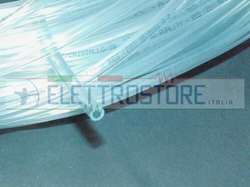 Tubo pvc 4x6mm trasparente - pvc,
